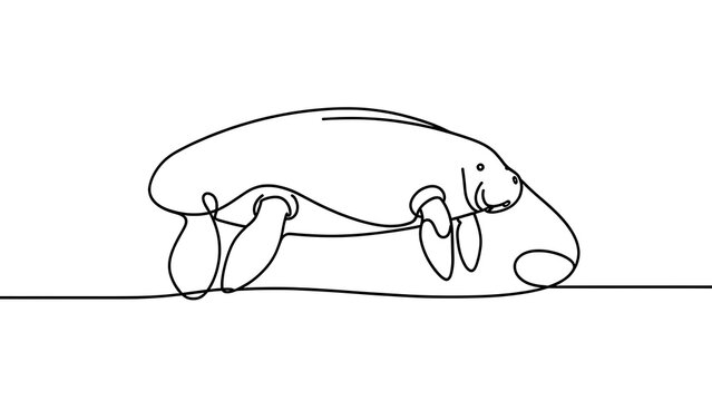 Minimalist line art cat white background.
