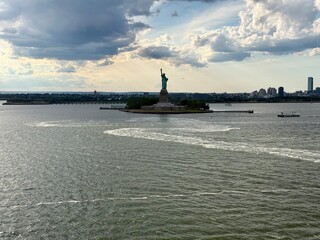 The Statue of Liberty and the New York City Skyline © Joni