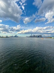 Fototapeta premium The Statue of Liberty and the New York City Skyline