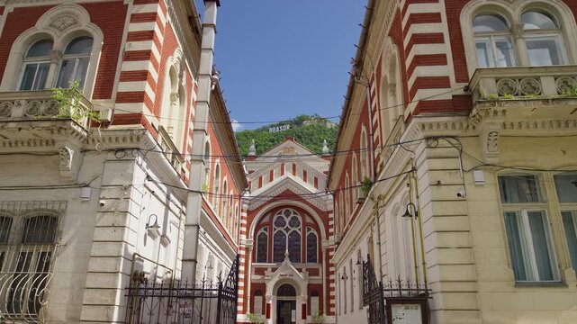 Beth Israel Synagogue in Brasov Old Town