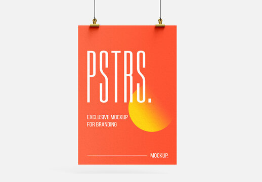 Hanging Poster Mockup