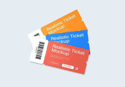 Event Ticket Mockup