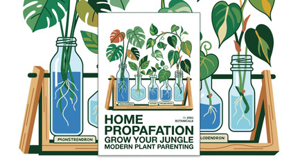 Home Propagation - Grow Your Jungle - Modern Plant Parenting © TELU