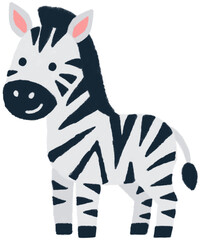 zebra illustration transparent background © defianatia design