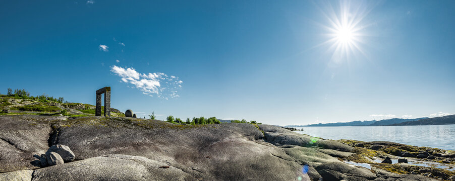 K&uuml;stenlandschaft am Ofotfjord bei Narvik