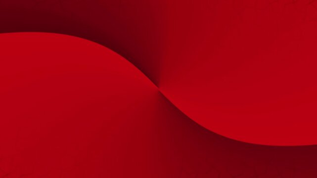 A short video featuring an elegant red wave background animation.