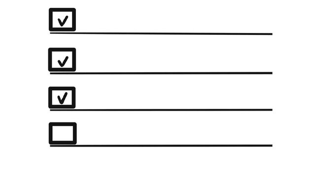 A document with signature boxes. Pulsating signatures appear within the boxes, indicating the contract or confirming the legal transaction for individual paragraphs.