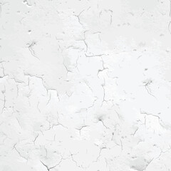 Obraz premium White cracked wall texture with subtle distressed patterns for versatile backgrounds.