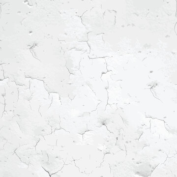 White cracked wall texture with subtle distressed patterns for versatile backgrounds.