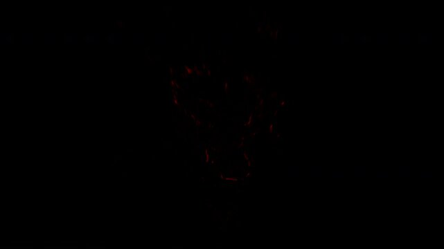 Blood splashes or fluid explosions extremely realistic, use without alpha for a stronger effect, like in the preview change colour speed and scale to your needs a different material could be display	