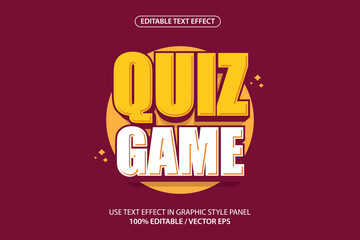 Obraz premium editable text effect game game template suitable for posters, templates, banners etc.