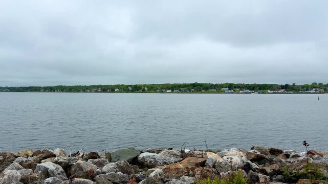 Sydney, NS Canada harbor