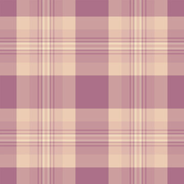 Strip tartan check vector, performance textile texture seamless. Place pattern plaid fabric background in light and pastel colors.