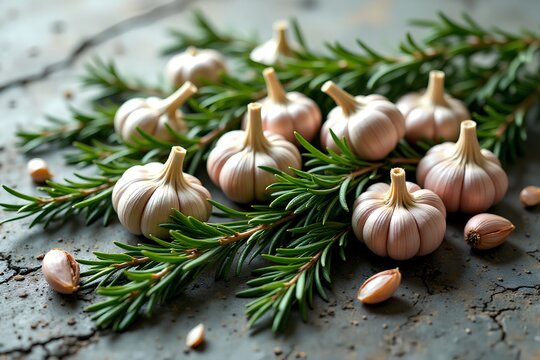 garlic and parsley