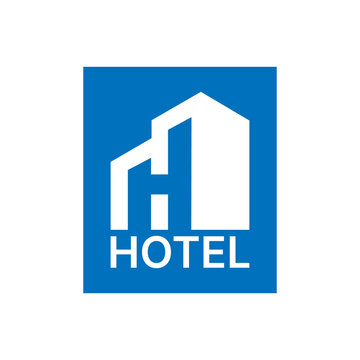 Unique luxury initial H logo vector for hotel template