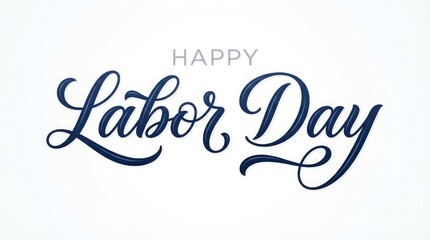 Naklejka premium Happy labor day wishes and greetings celebrating hard work and dedication