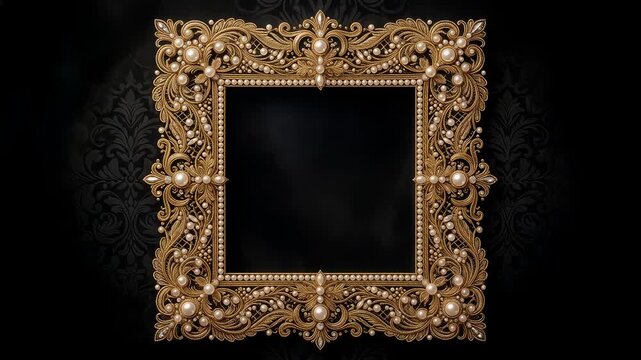 Luxury Pearl Lace Frame Loop