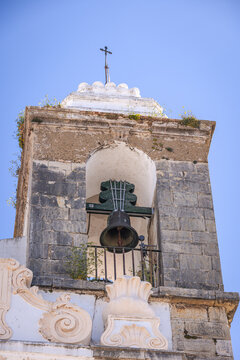 Belltower of the Chapel of our Lord of the Afflicted (Capela de Nosso Senhor dos Aflitos), Olh&atilde;o, Algarve, Portugal