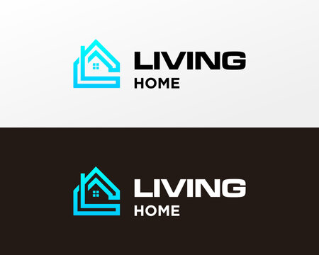 Letter L monogram and house logo.


