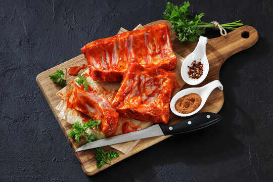 Kansas City Style Sweet and Spicy Pork Spare Ribs