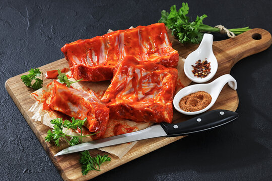 American Barbecue Marinated Pork Baby Back Ribs