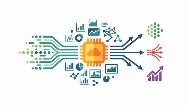 Digital network processing data into insights and actions