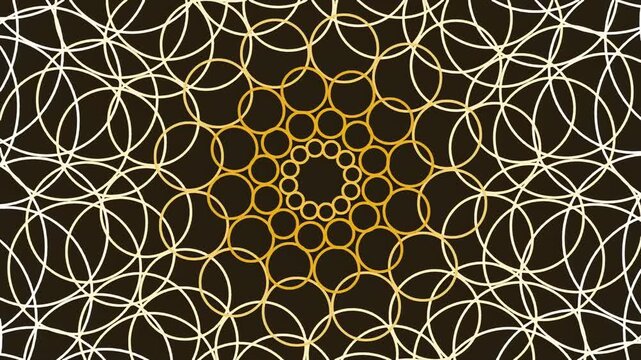 Luxury Circular Geometric Pattern Background