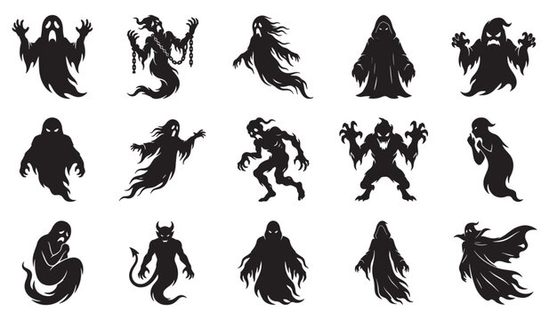 Halloween Silhouette Horror Monster Ghost 