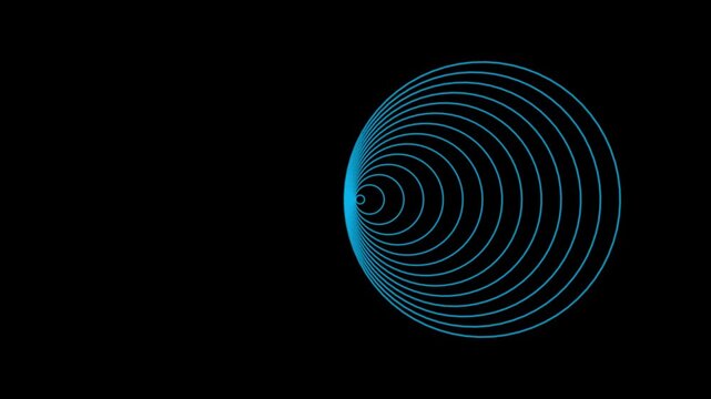 abstract radio waves animated. green circle, signal, map, military target (Loop able)+Chroma key - Stock Video ,New white color neon light radio wave signal animated on black background.