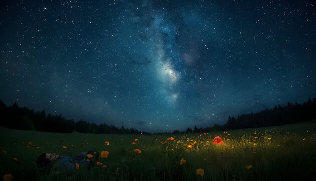 ⭐ THE SUMMER CONSTELLATION THAT DESCENDED AND BECAME A MEADOW OF WILDFLOWERS