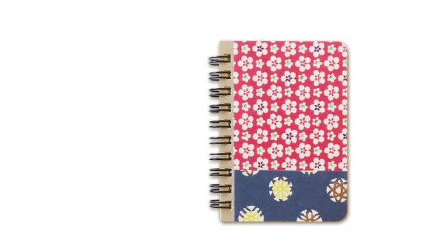 Notebook Opening Japanese Washi Cover
