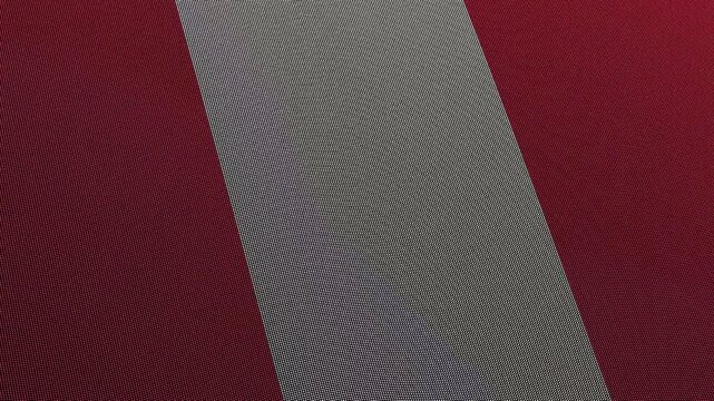 Peru Flag Digital Particle Waving Seamless Loop Animation on Black Background