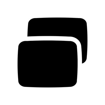 Empty Blank White Digital Screen Frames Minimalist Flat Design Vector Illustration