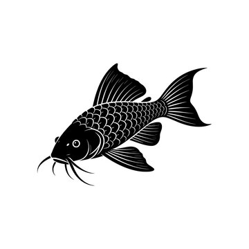 Masterpiece Plecostomus Fish icon featuring the iconic freshwater sucker fish in a refined vector style. Perfect for aquarium brands, aquatic wildlife collections, pet stores, educational materials, a