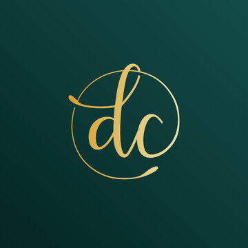 DC Initial Letter Logo Vector