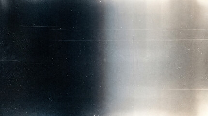 Abstract metallic gradient background, brushed steel texture with light leaks, silver blue...