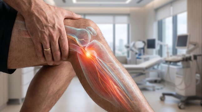Peroneal Nerve Entrapment Causing Lower Leg Pain with Anatomical Nerve Illustration