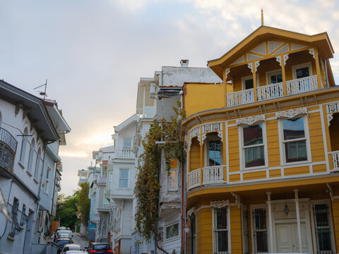 Ottoman houses in Istanbul, Turkey 