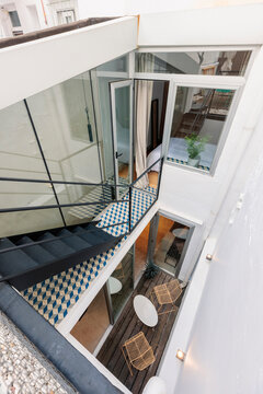 Light Well Staircase View