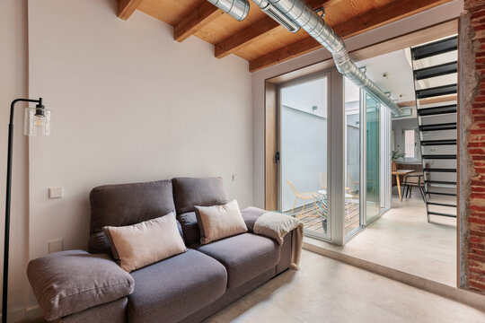 Living Room To Courtyard