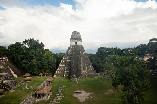 Historic Templo del Gran Jaguar in Tikal National Park