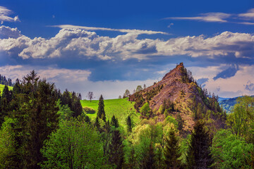 Wiosna w Pieninach. © Janusz Lipiński