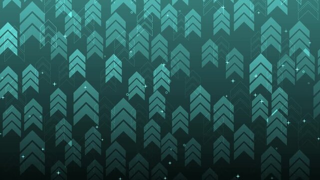 Abstract chevron arrows pattern with repeated geometric shapes and a subtle modern texture animation