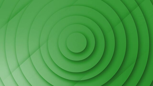 Abstract background with layered concentric circles and soft shadows, creating a clean minimal 3d paper cut look animation