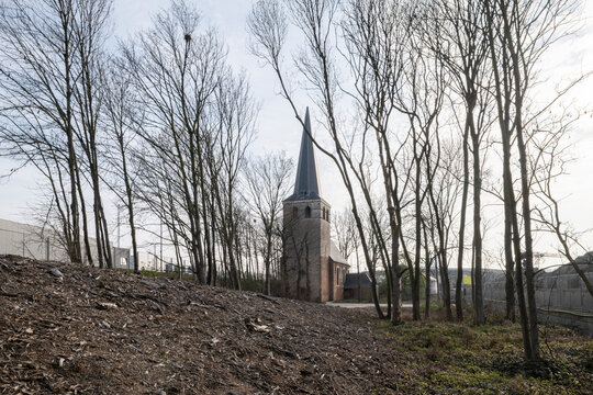 church in forest
