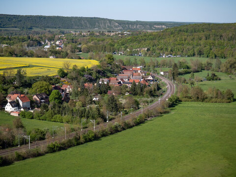 Spring Fields of the Saale Valley