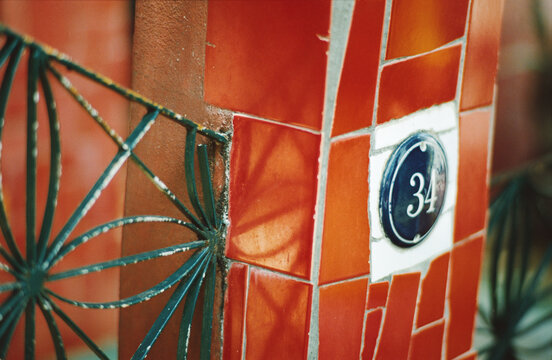 House Number Tiles