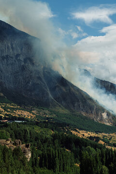 Mountain Fire on Cerro Mackay