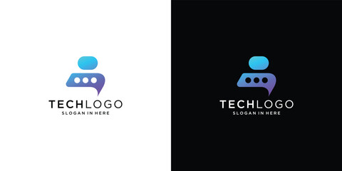 Abstract geometric initial B logo for business, platform tech and artificial intelligence graphic design. © Urwah