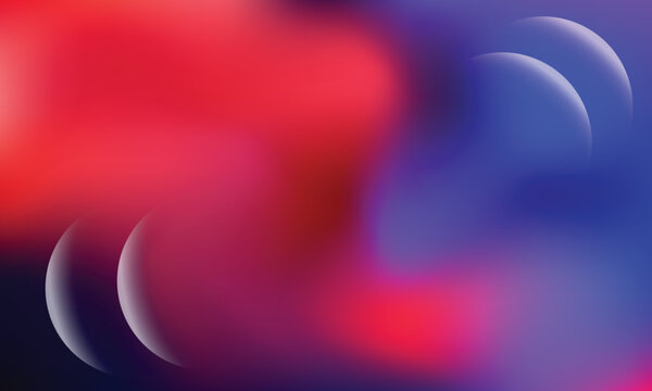 modern abstract gradient background created in adobe illustrator featuring soft glowing blurred spheres, vibrant red, blue, purple, and pink color transitions. ideal for technology branding, website h